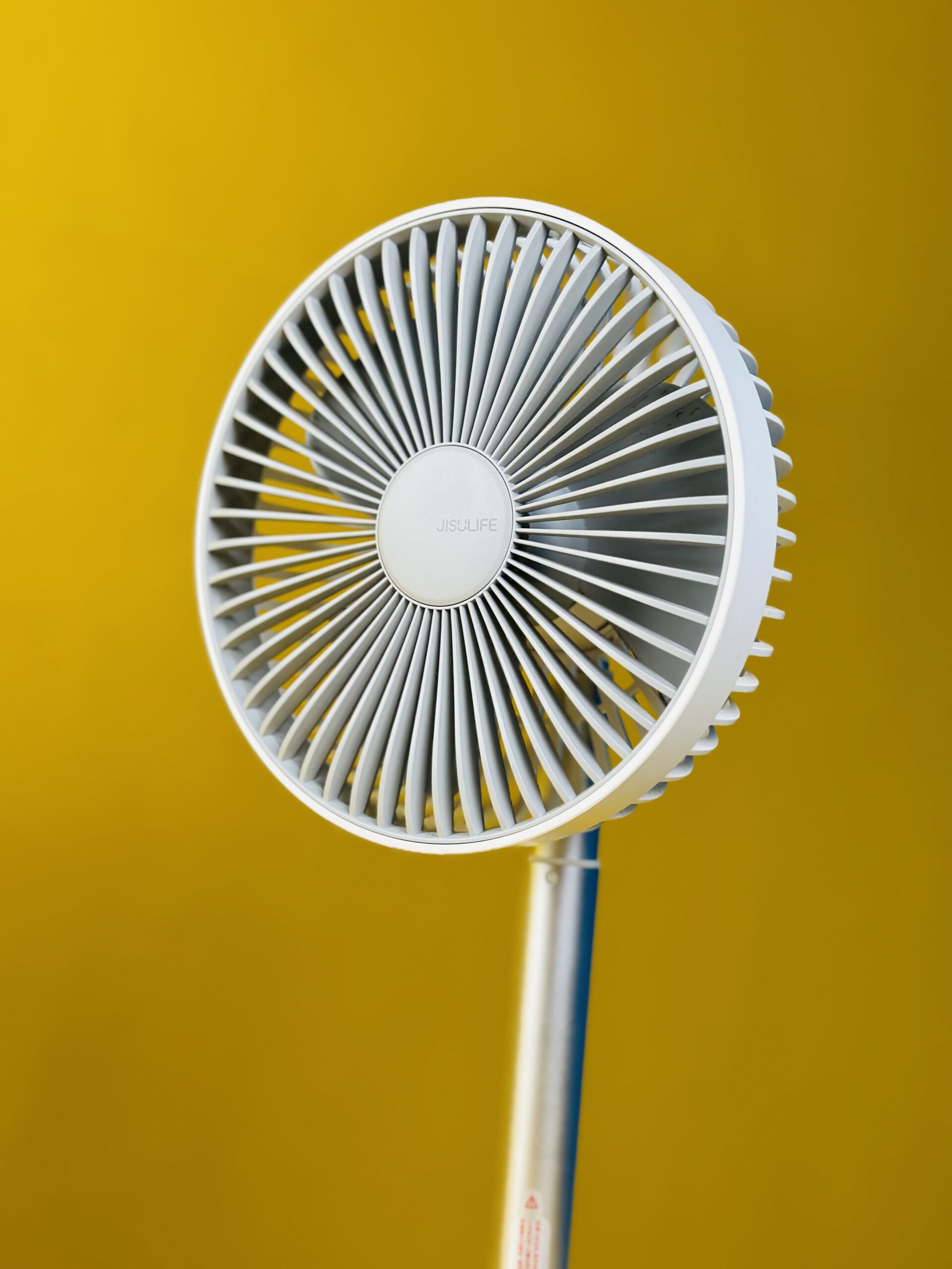 JISULIFE FA13P 8000mAh 5 Speeds Auto-Oscillation Extendable Desk Fan White (40)